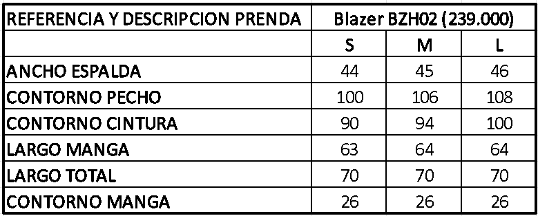 Blazer Clásico Hombre BZH02