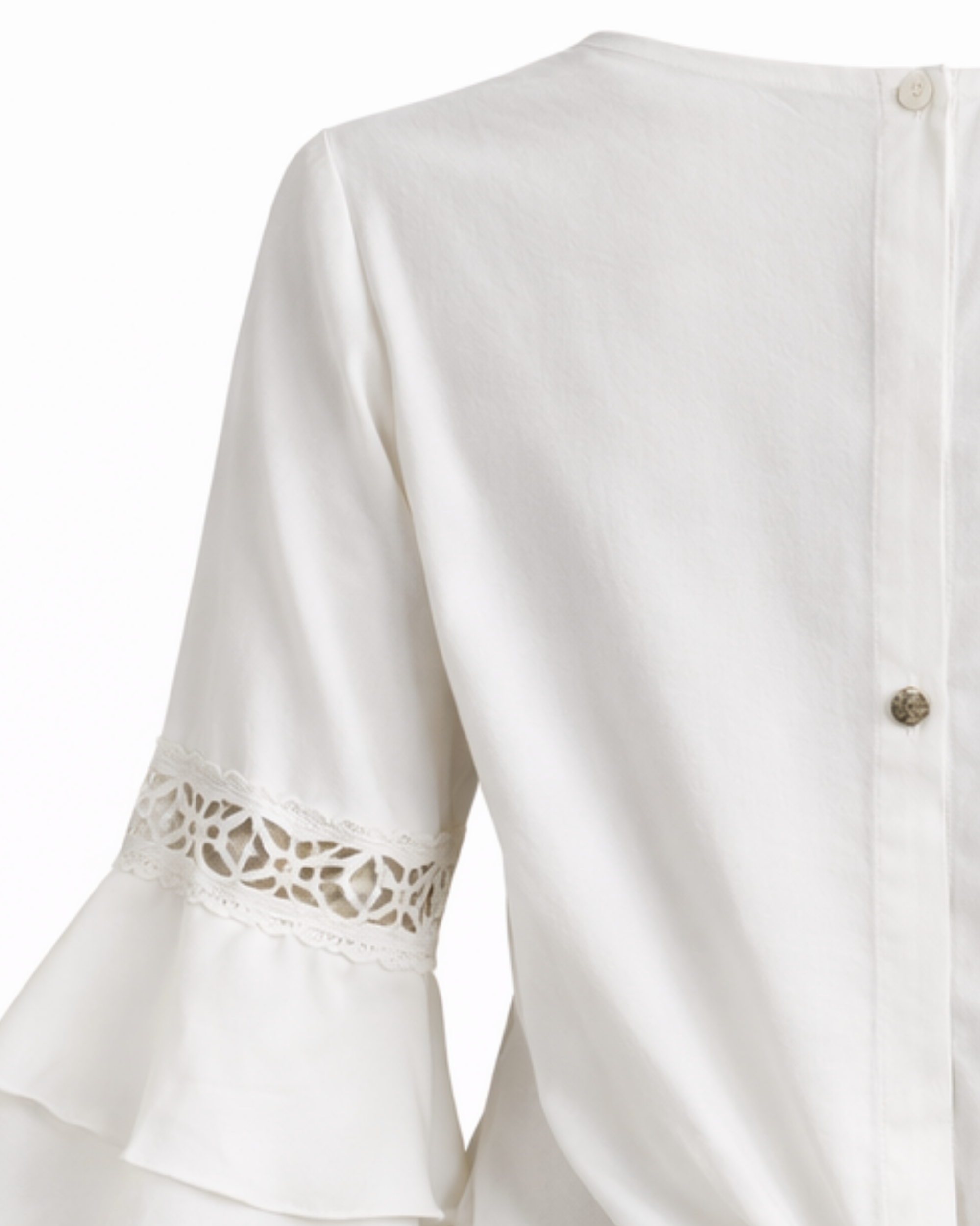 Blusa Elegance Lace Blanco BL07