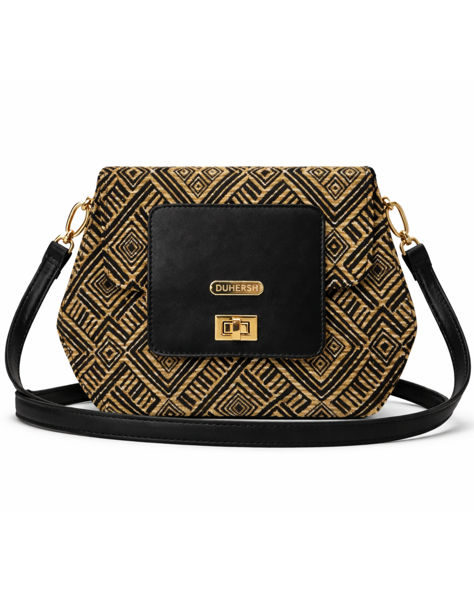 Bolso Crossbody Jacquard Geométrico BS04