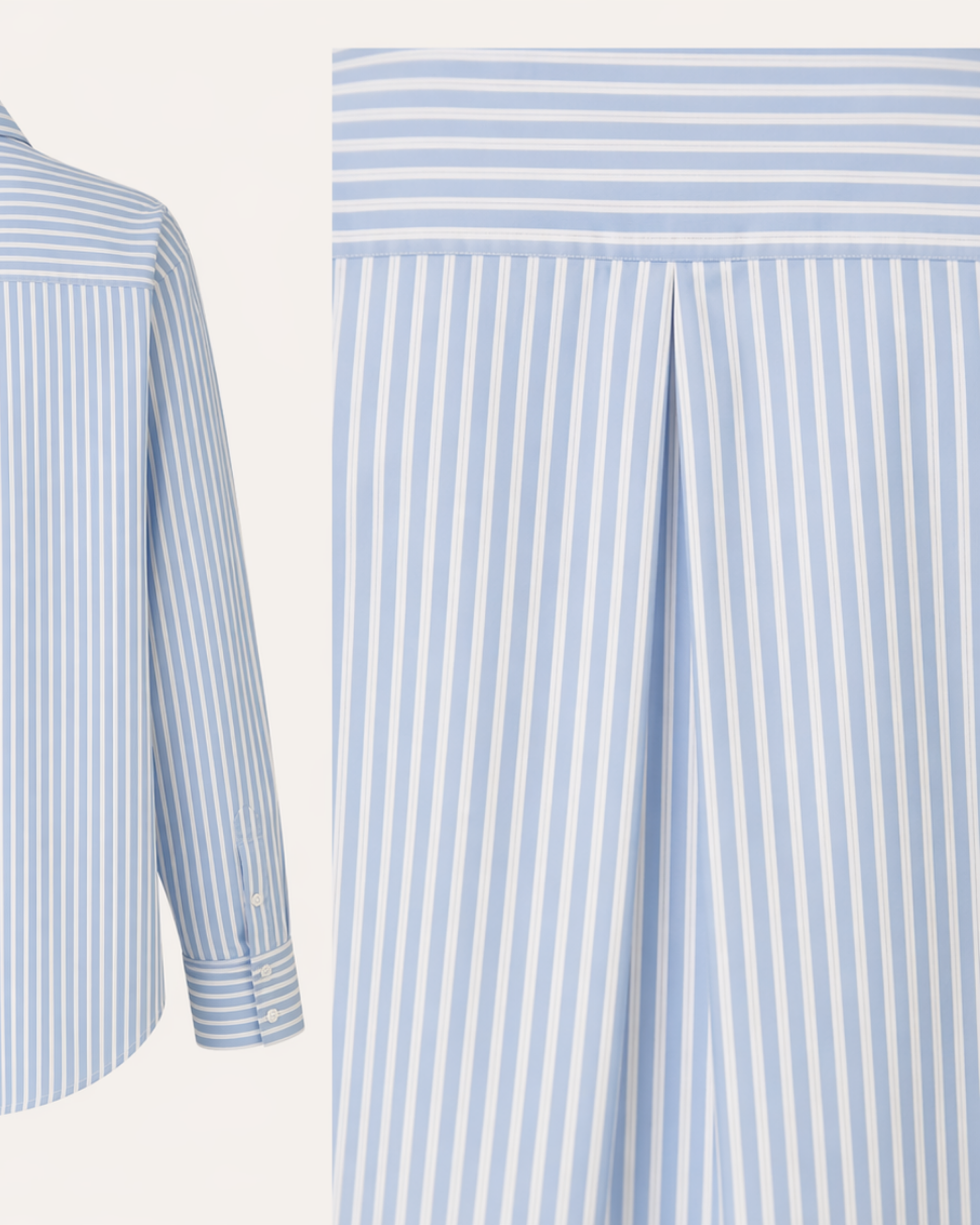 Camisa Atenea Rayas Celestes CA07