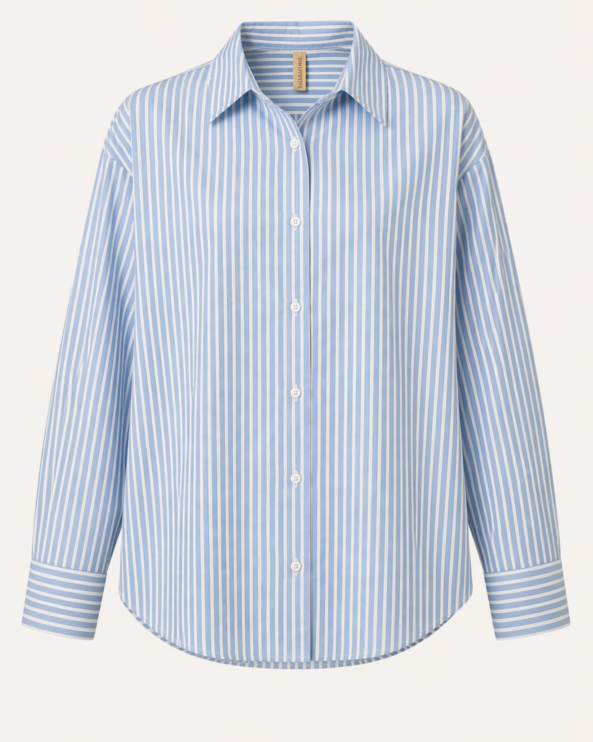Camisa Atenea Rayas Celestes CA07