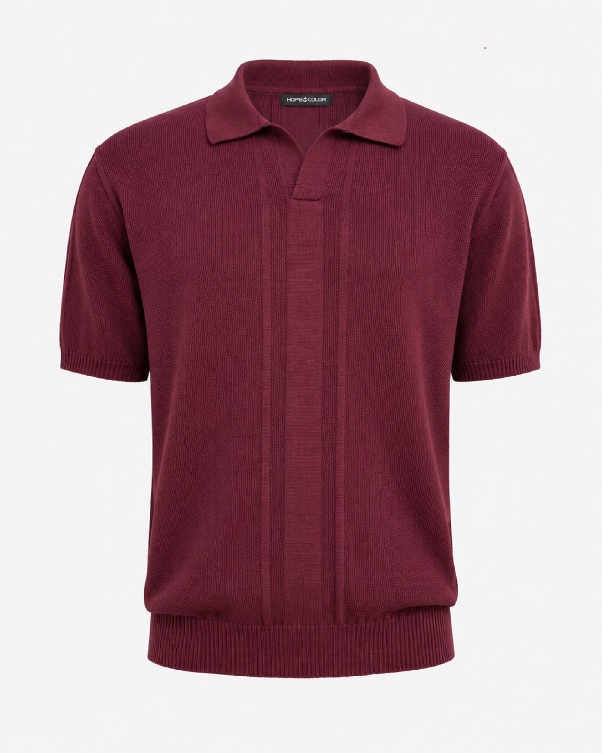 Polo Tejido Burdeos Heritage CAH22