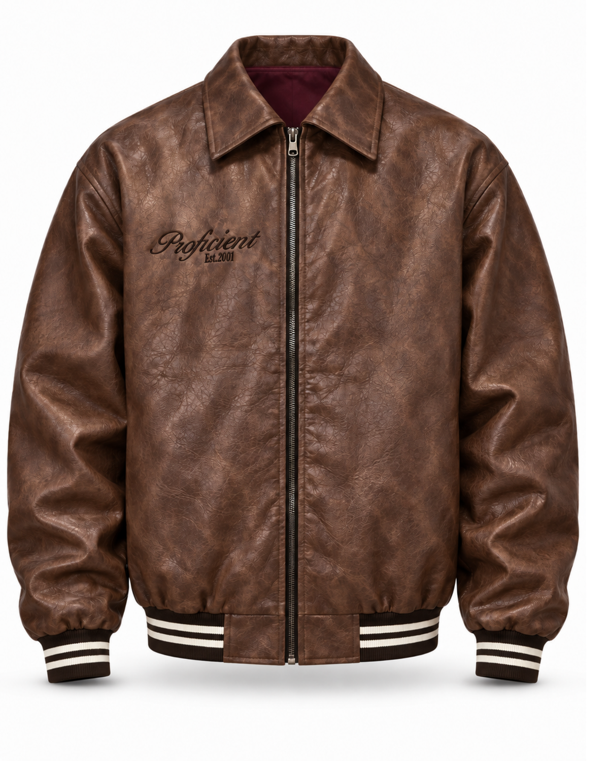 Chaqueta Bomber Turbo Spirit – Efecto Cuero CHH11
