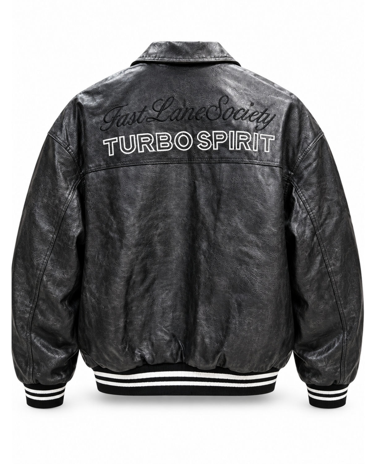 Chaqueta Bomber Turbo Spirit – Efecto Cuero CHH11