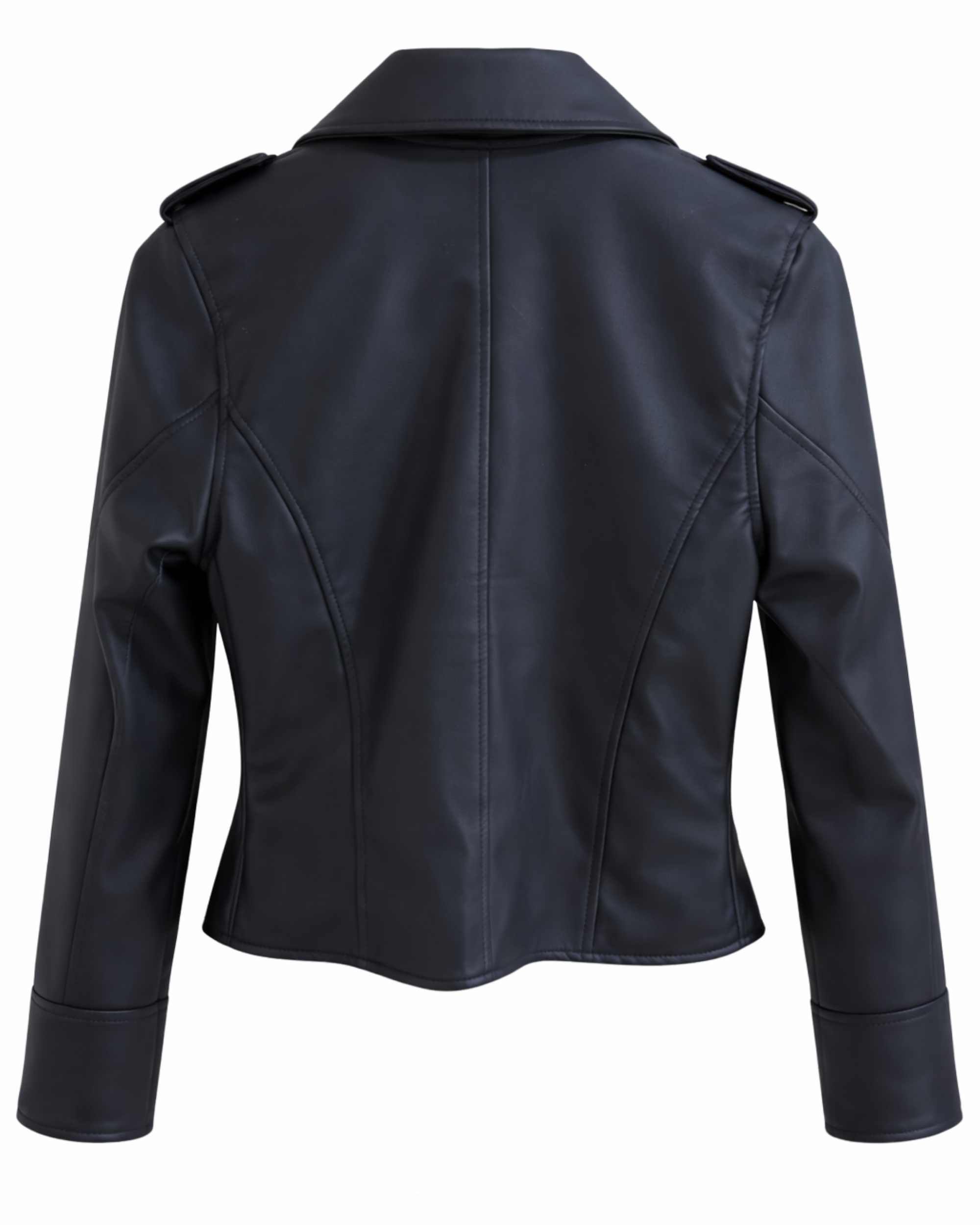 Chaqueta Biker Negra Eco cuero CH03