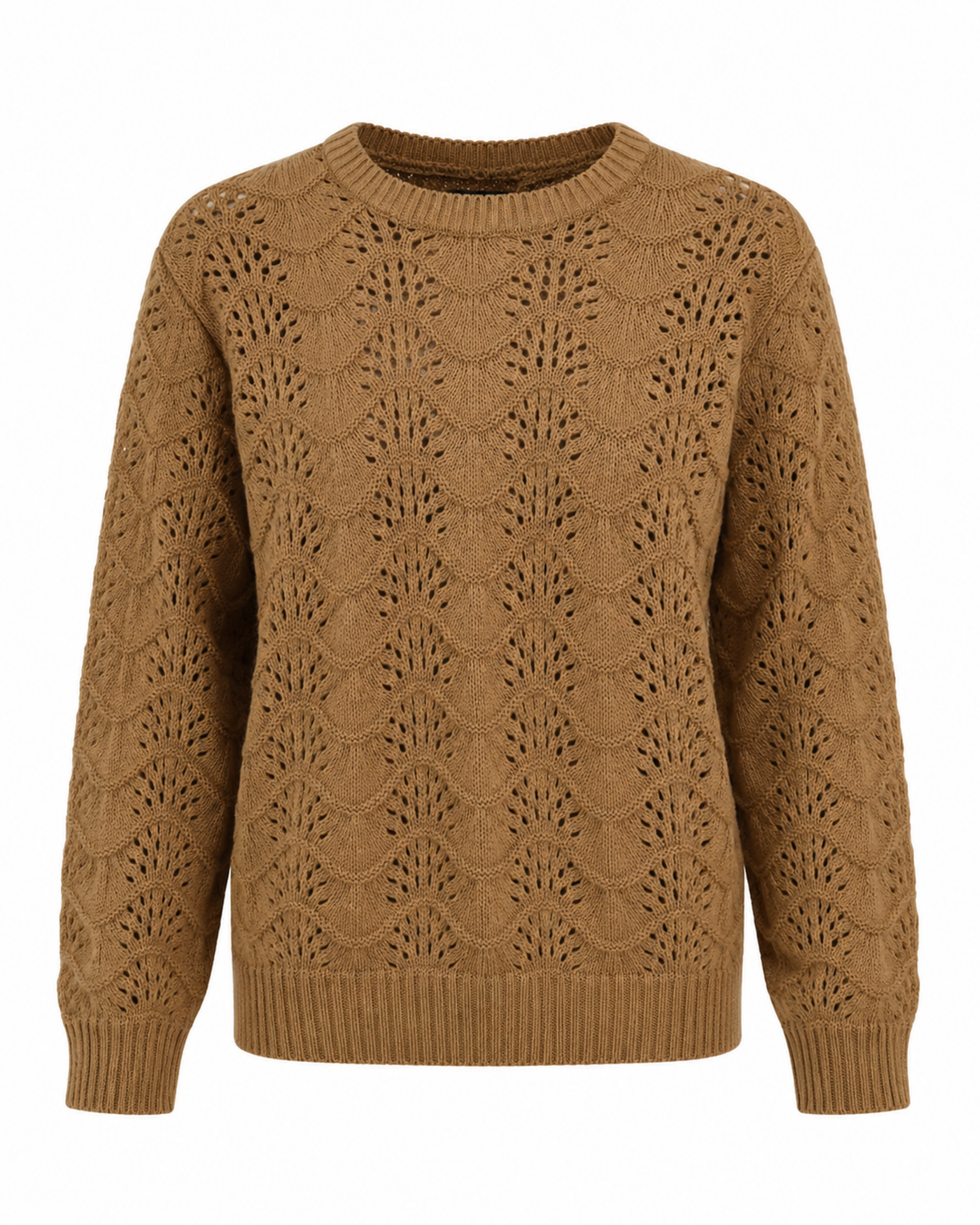 Suéter Calado Aura Camel SU18