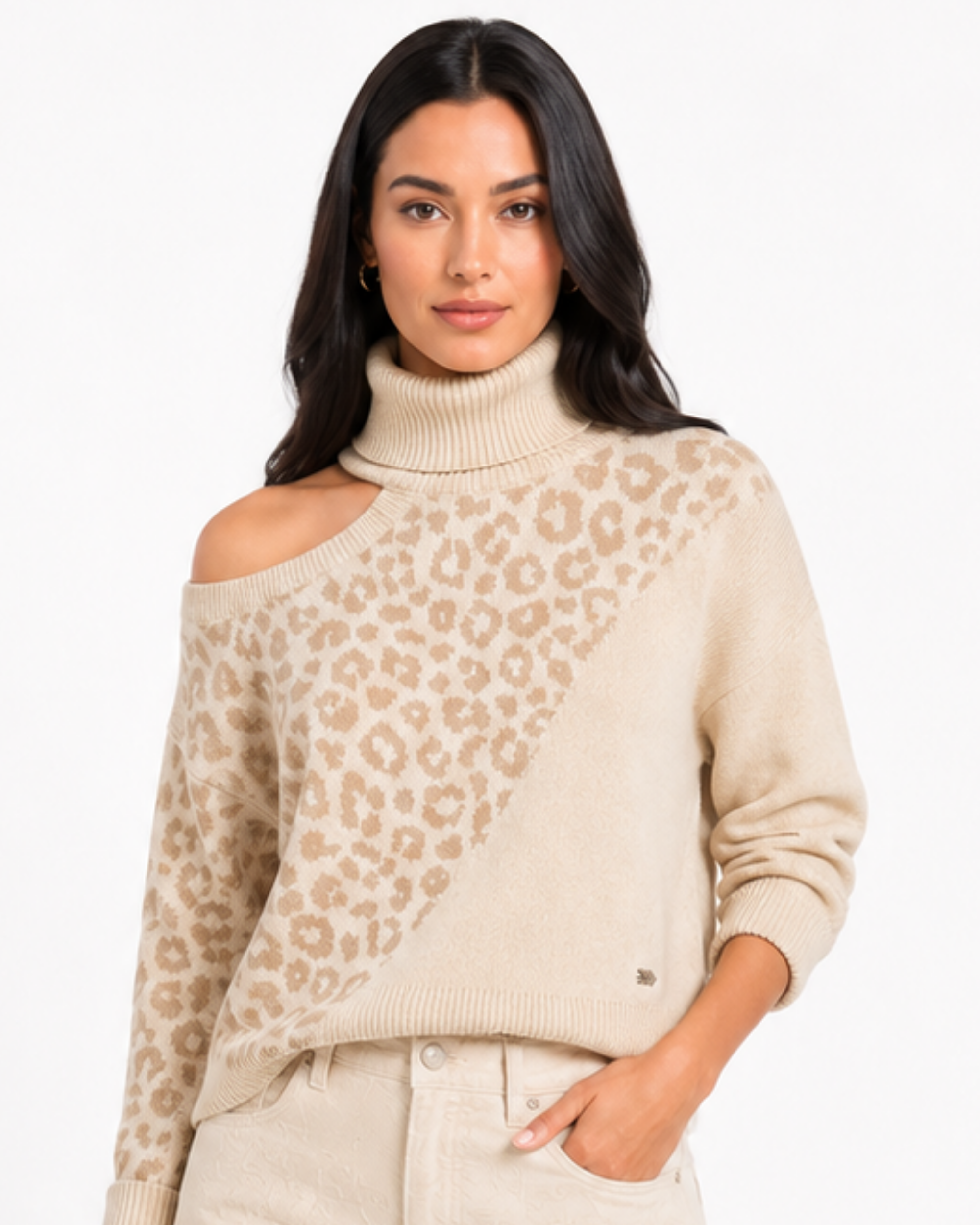 Suéter Tejido Wild Off-Shoulder SU18