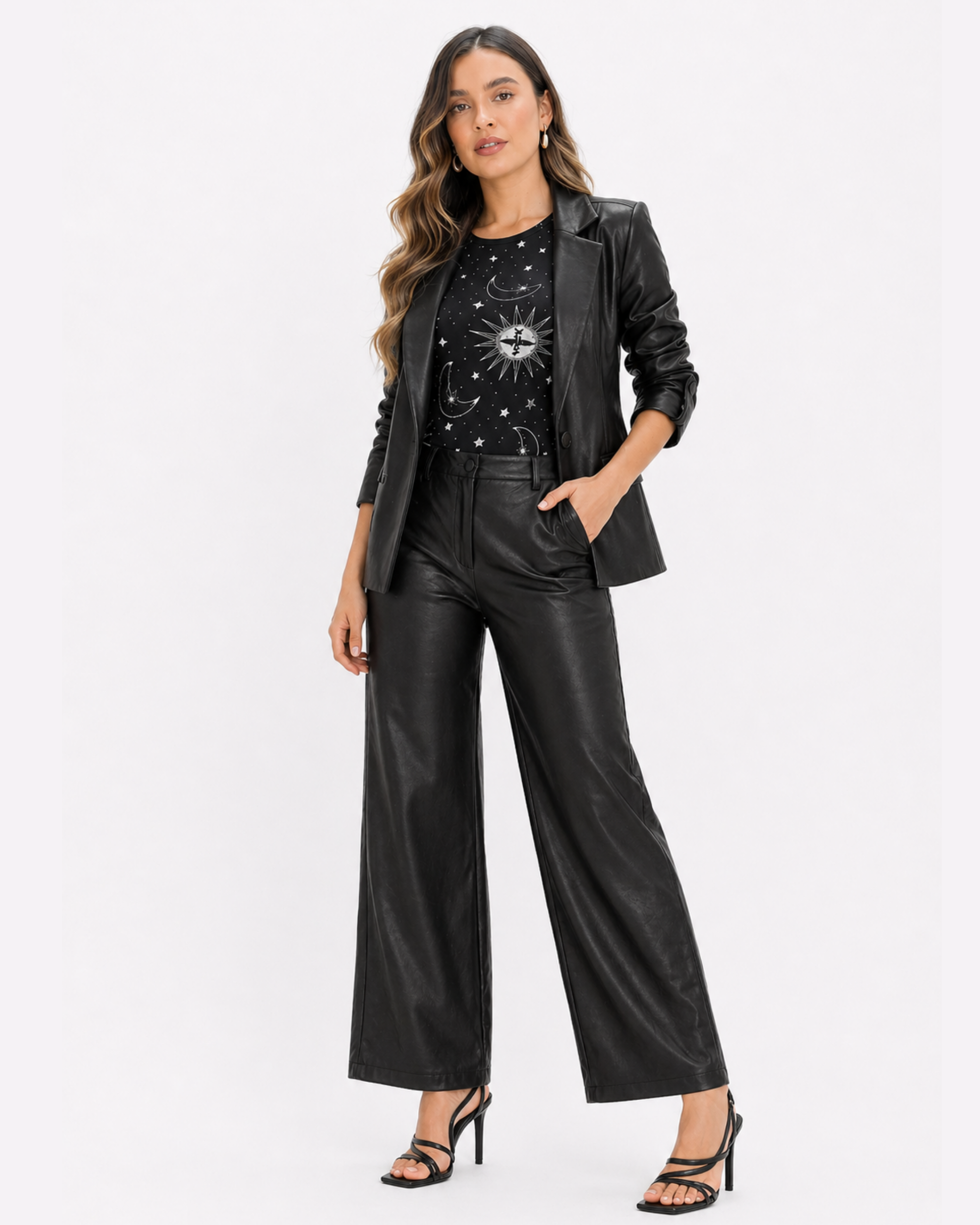 Blazer Noir Sculpt DUHERSH BZ05