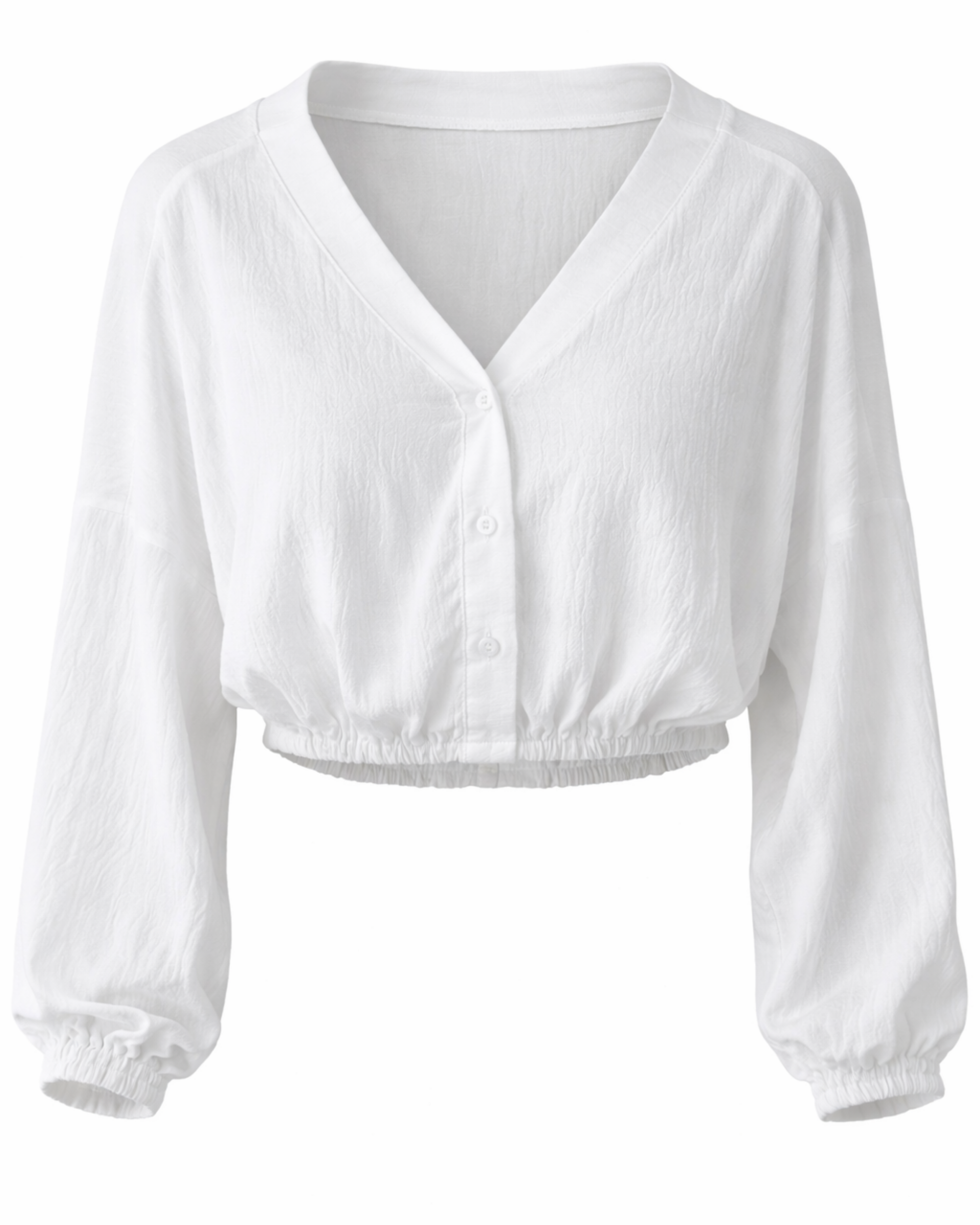 Blusa corta con escote en V BL07