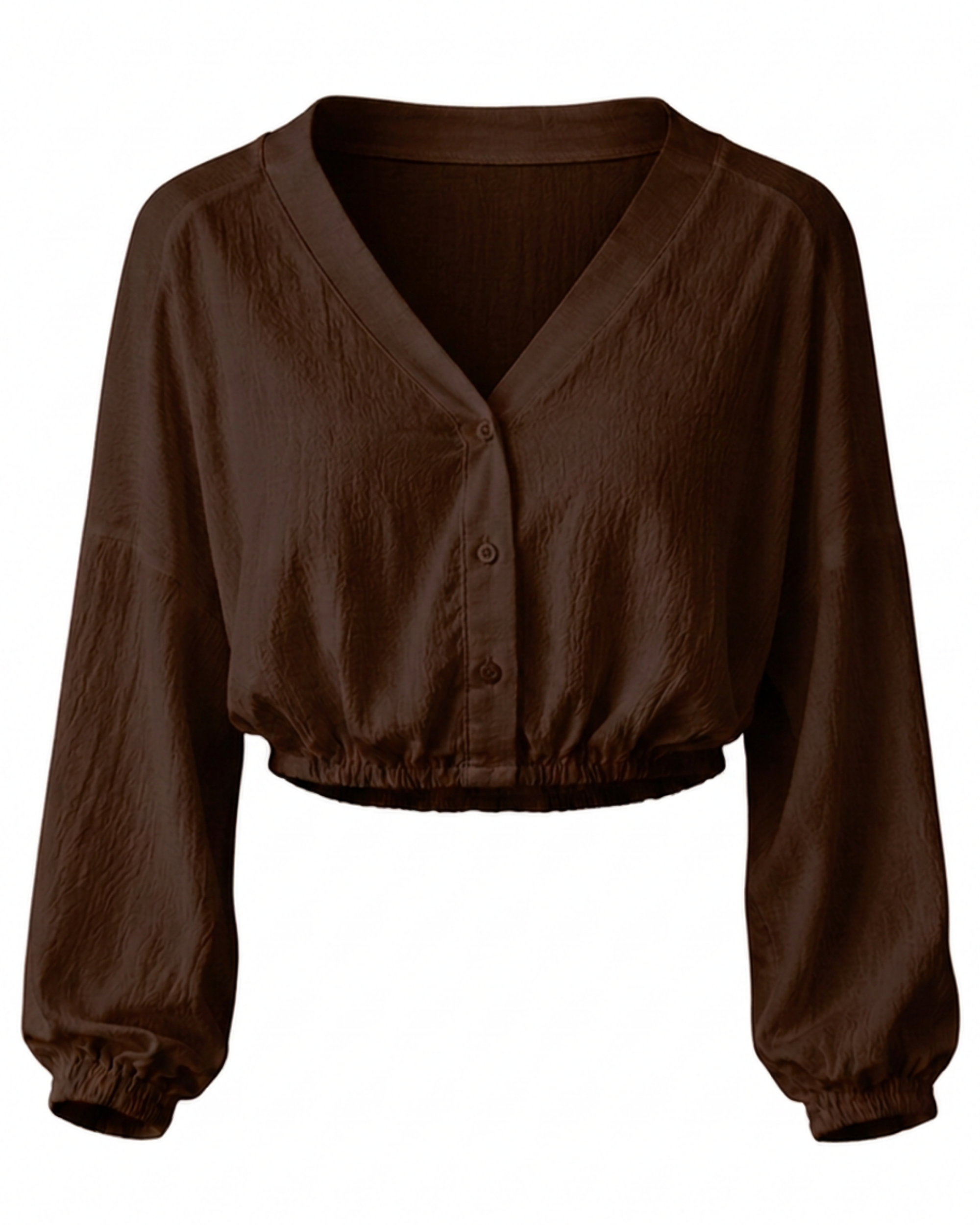 Blusa corta con escote en V BL06