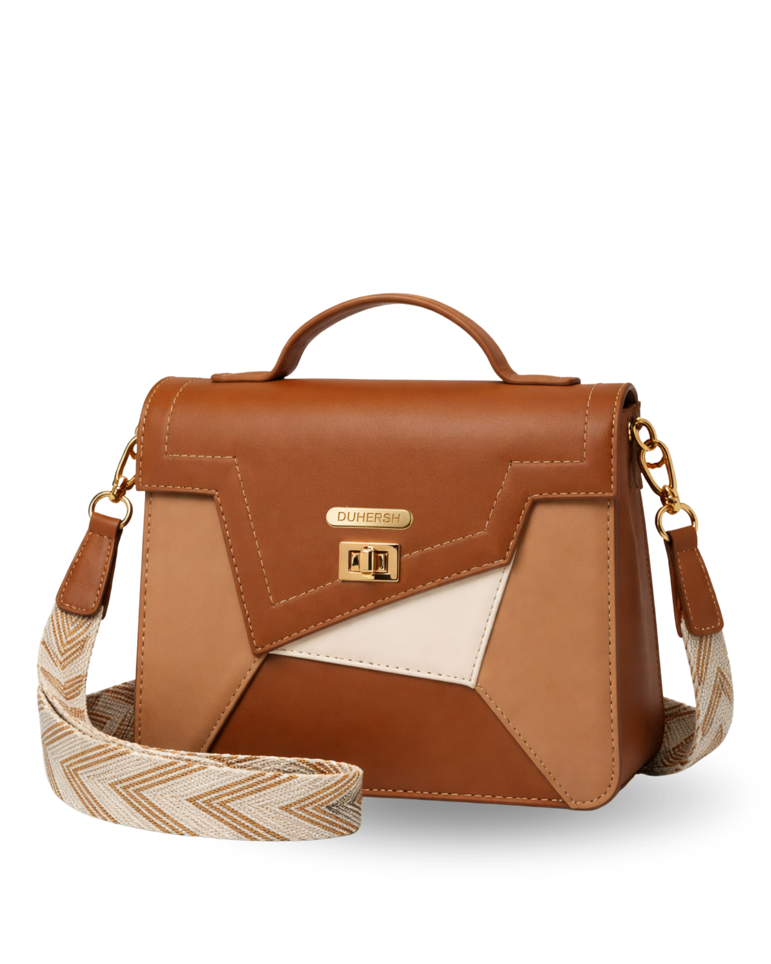 Bolso Geométrico Camel BS04