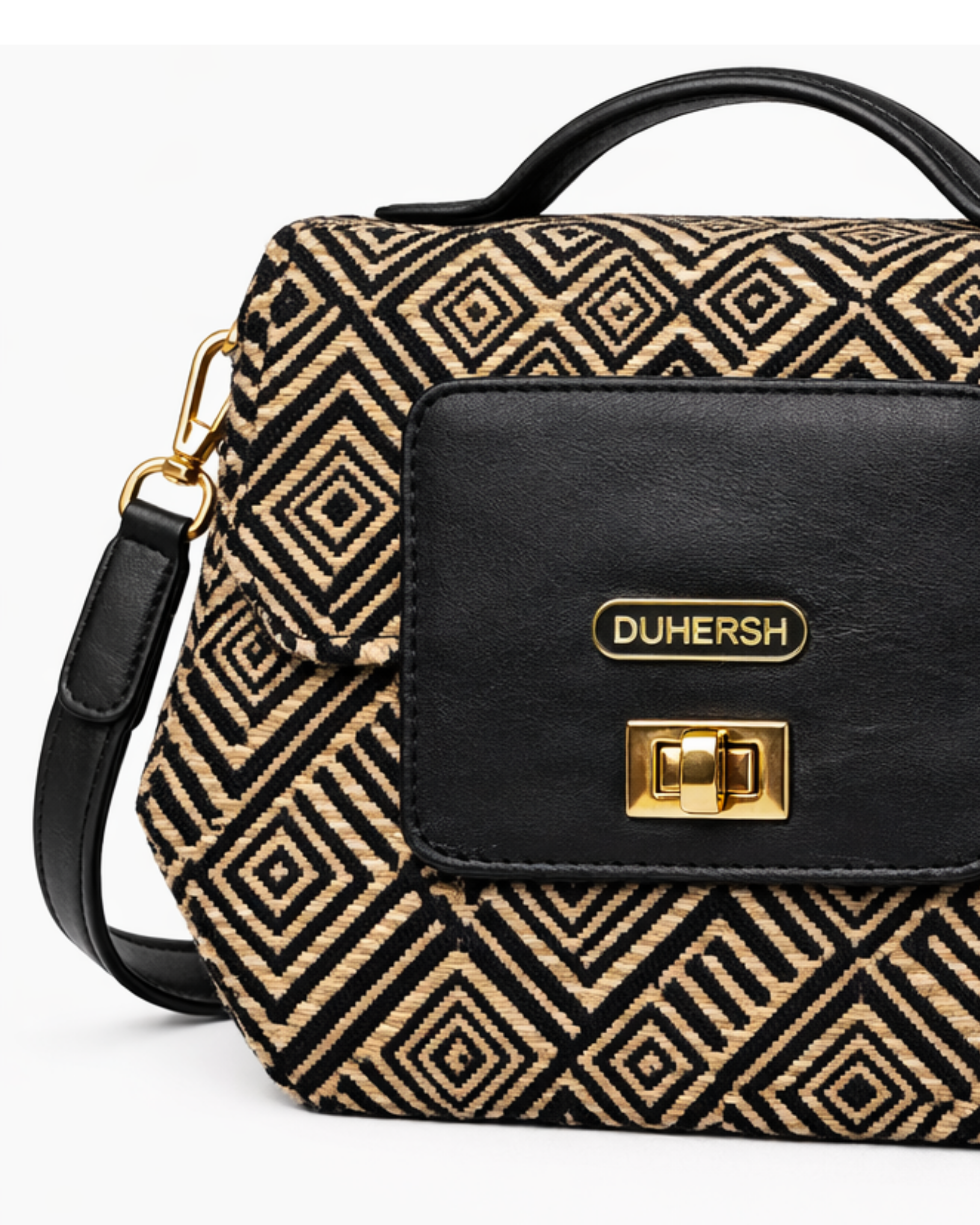 Bolso Crossbody Jacquard Geométrico BS04