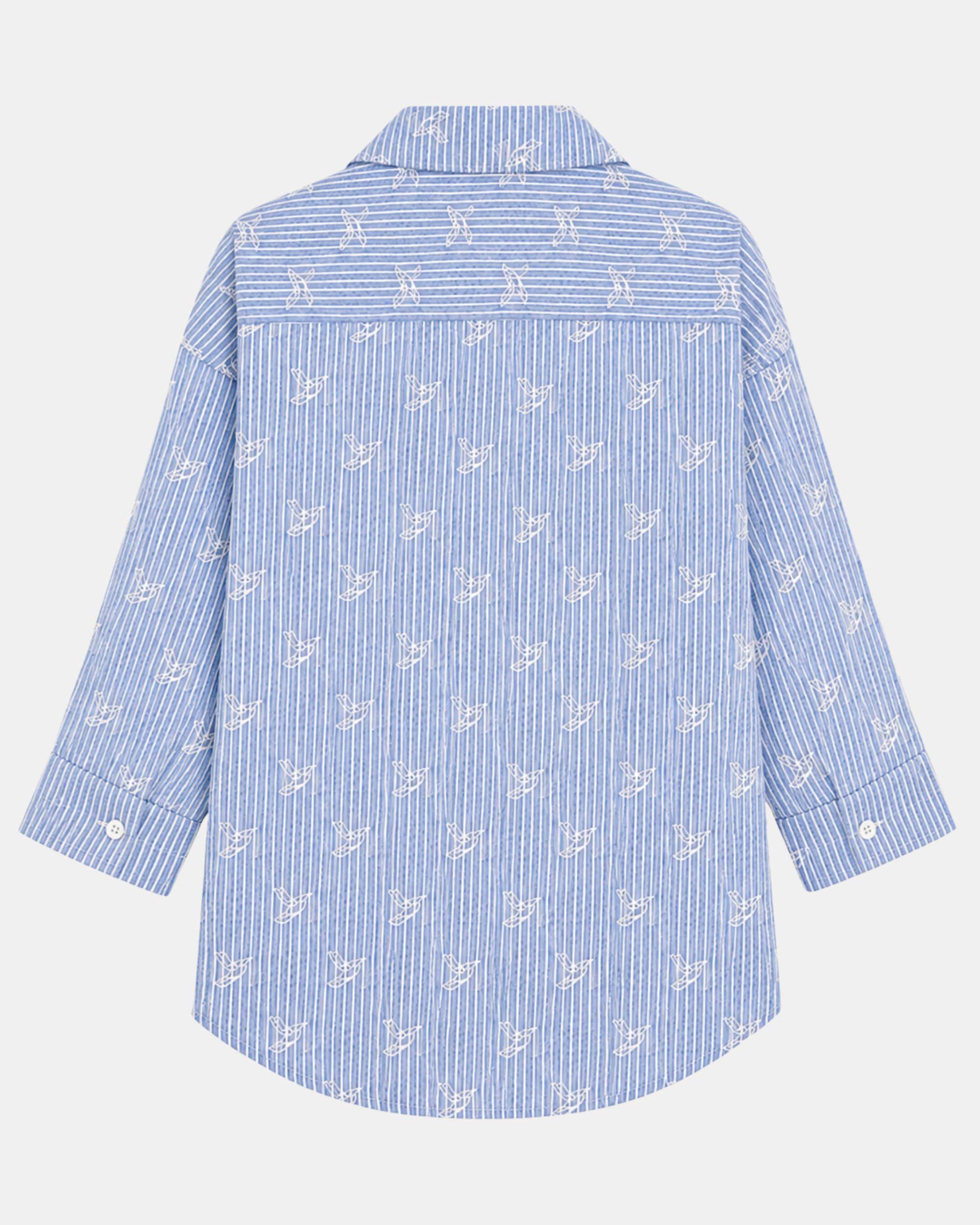 Camisa Colibrí Celeste BL10