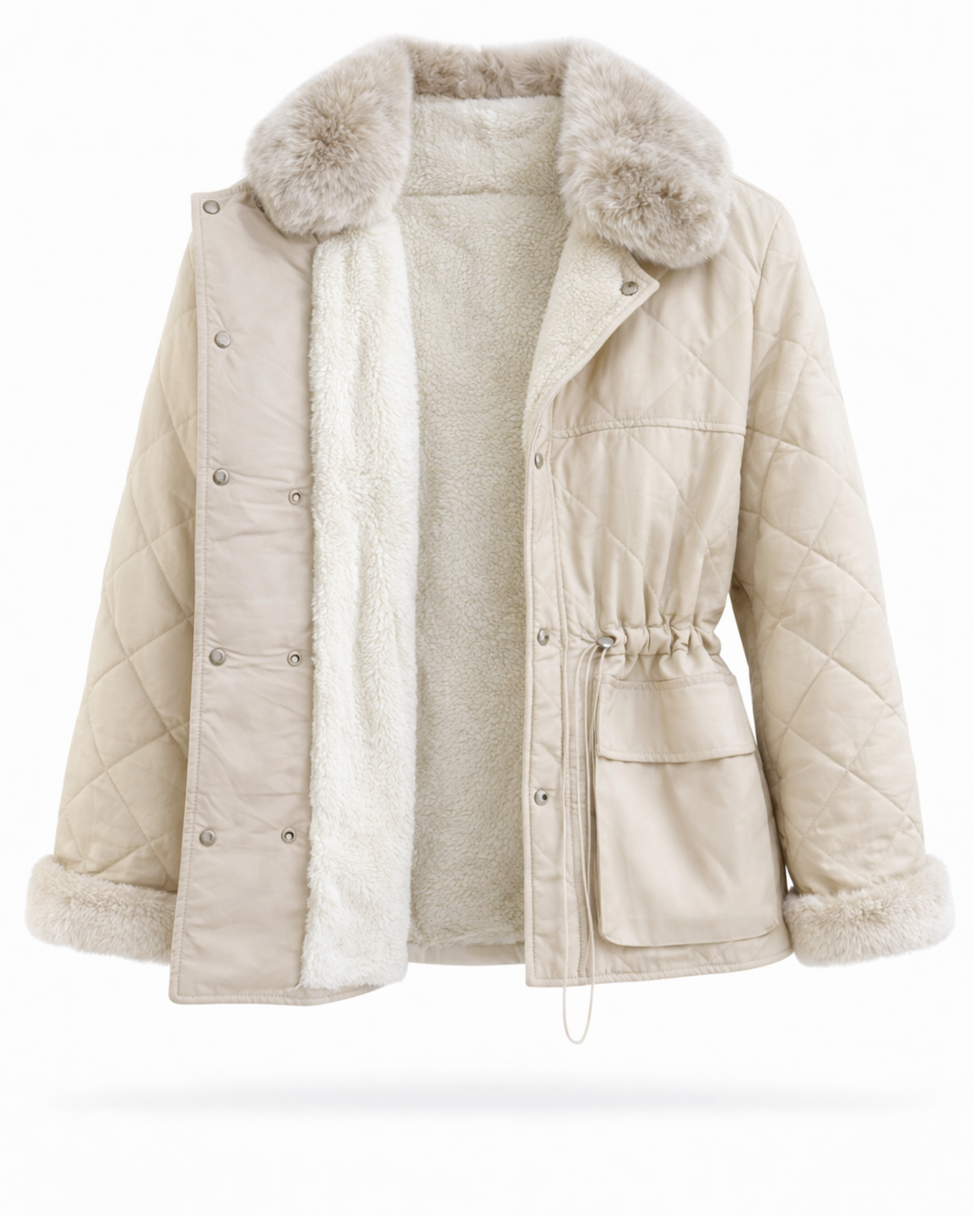 Chaqueta Acolchada Eco Cuero CH17