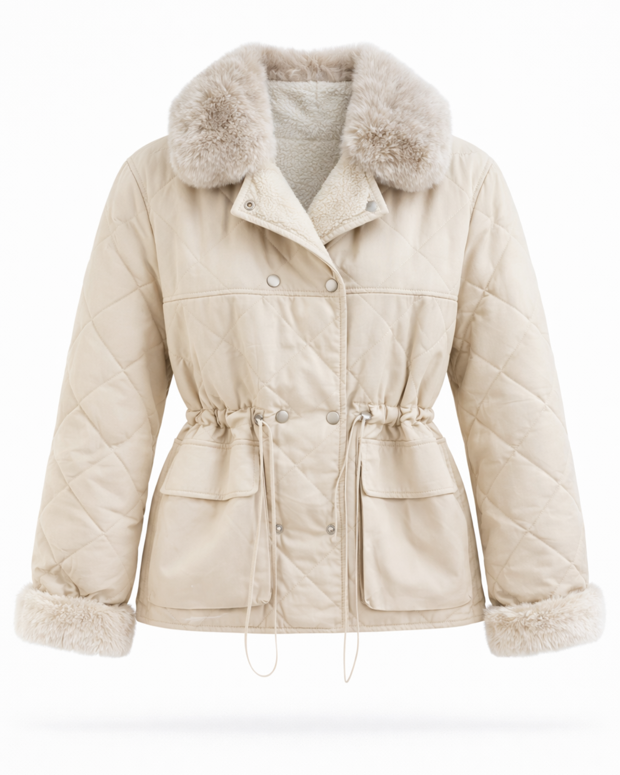 Chaqueta Acolchada Eco Cuero CH17