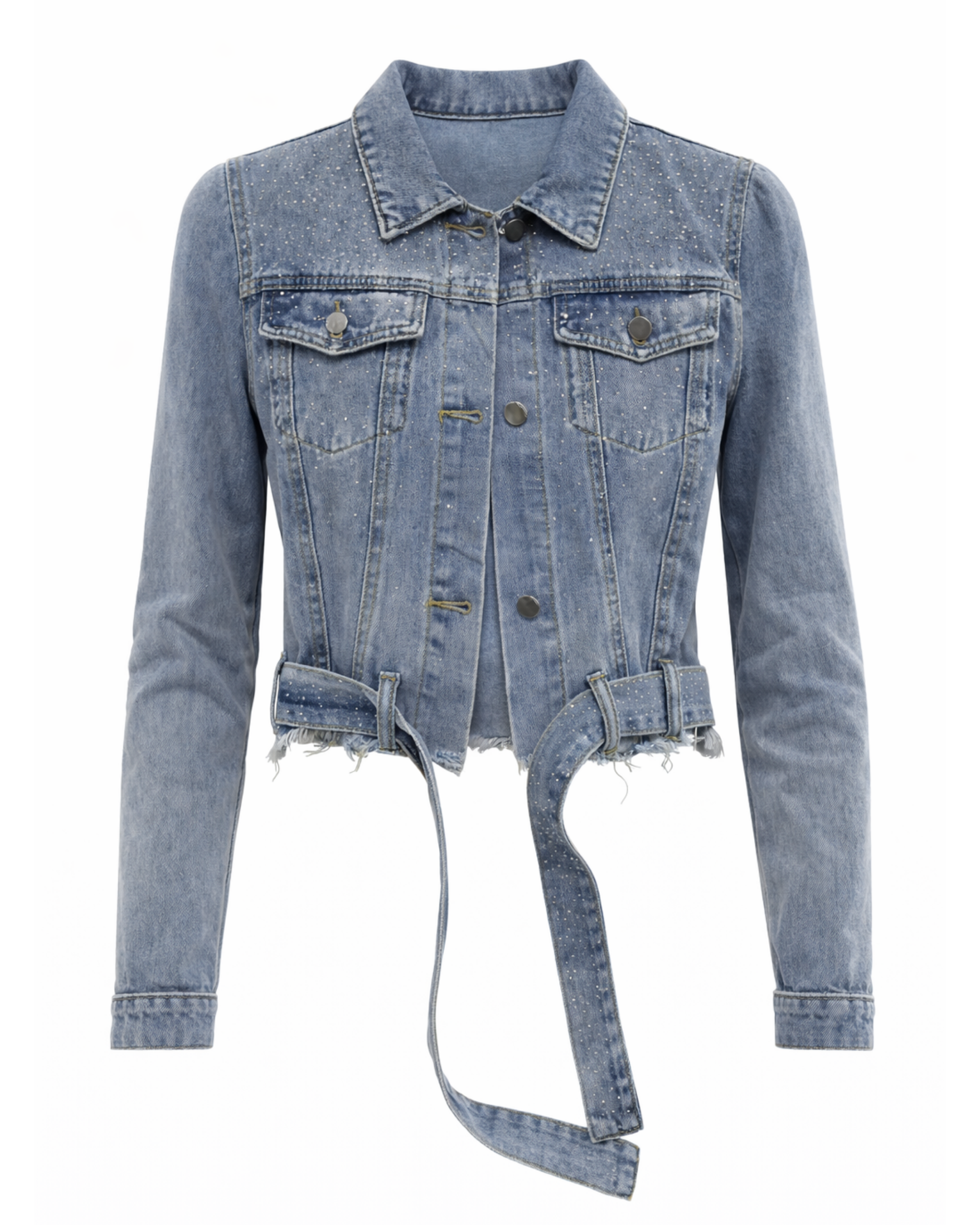 Chaqueta Denim Brillo Degradado