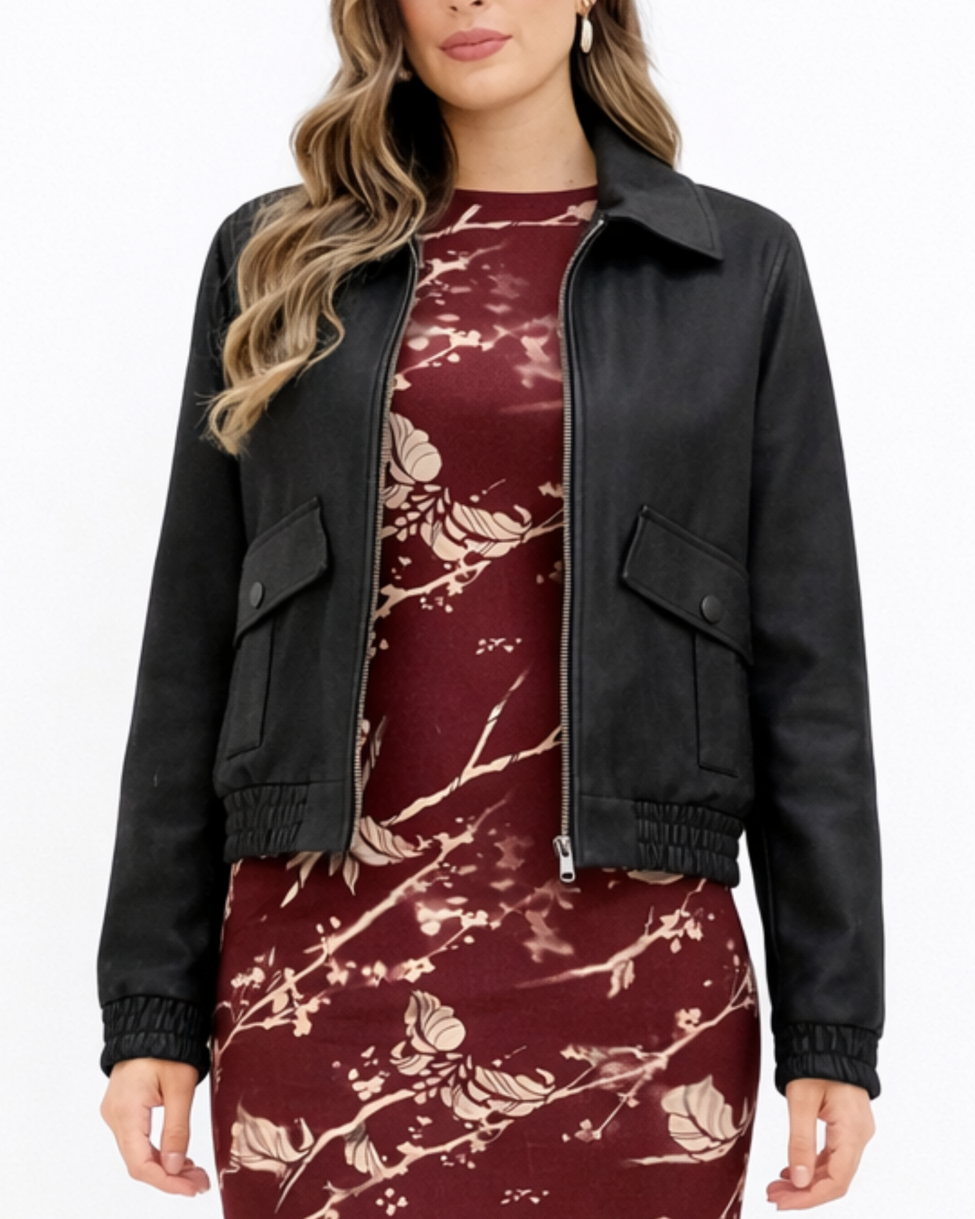 Chaqueta Bomber Unisex Engrasada CHH18