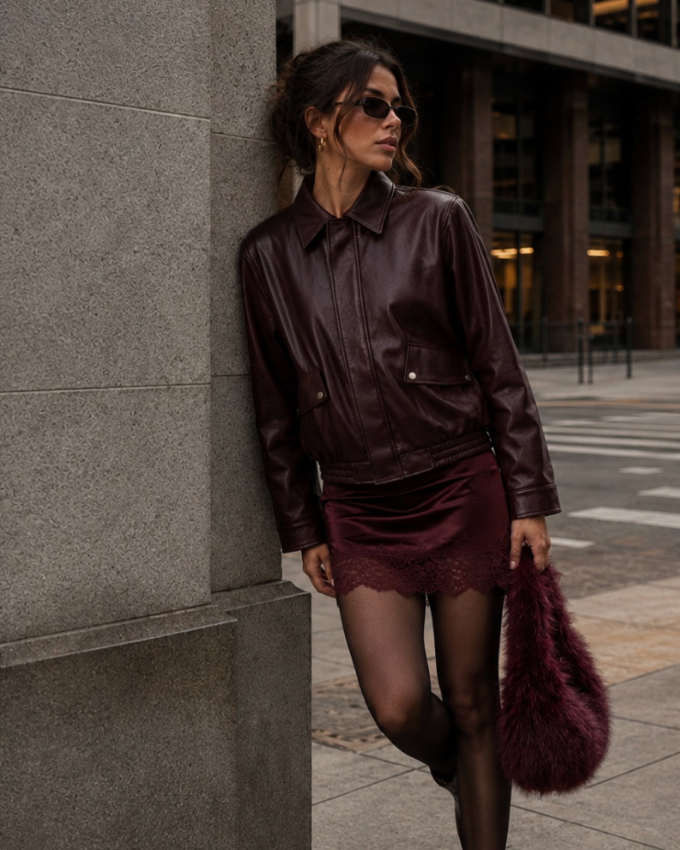 Chaqueta Bogotá Vino