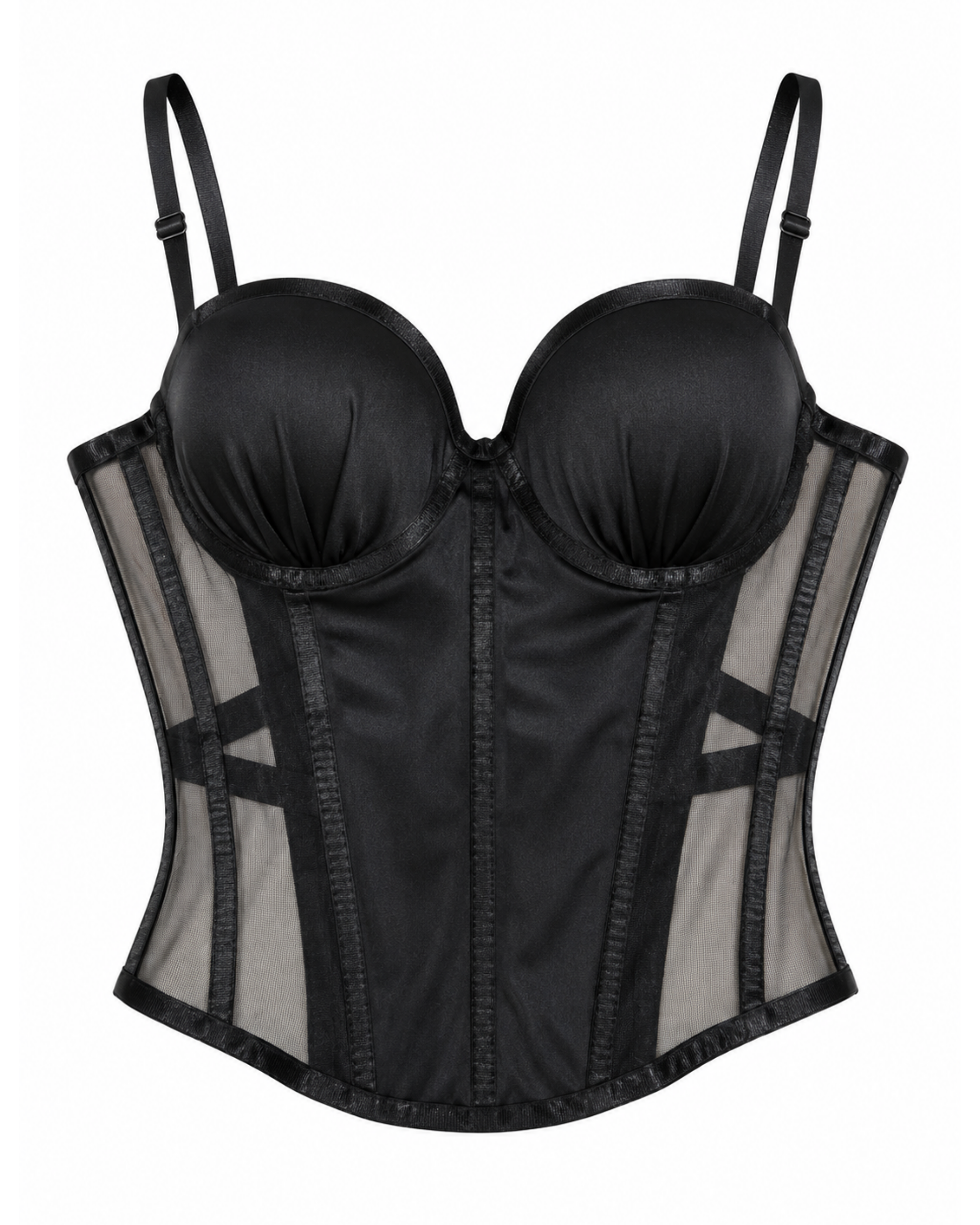 Corset negro - Pasadena  CR04
