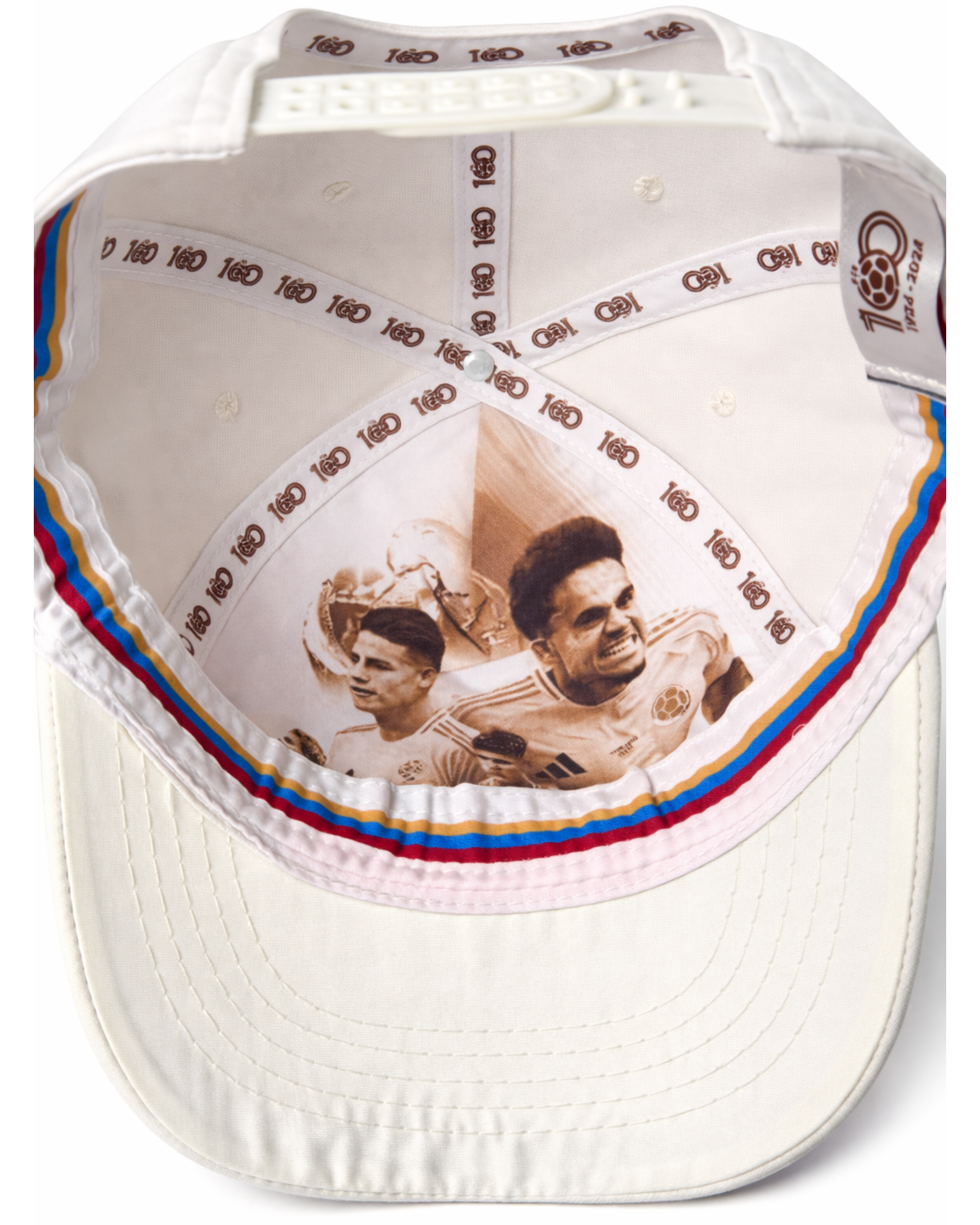 Gorra Tricolor Legacy Blanca GOH05