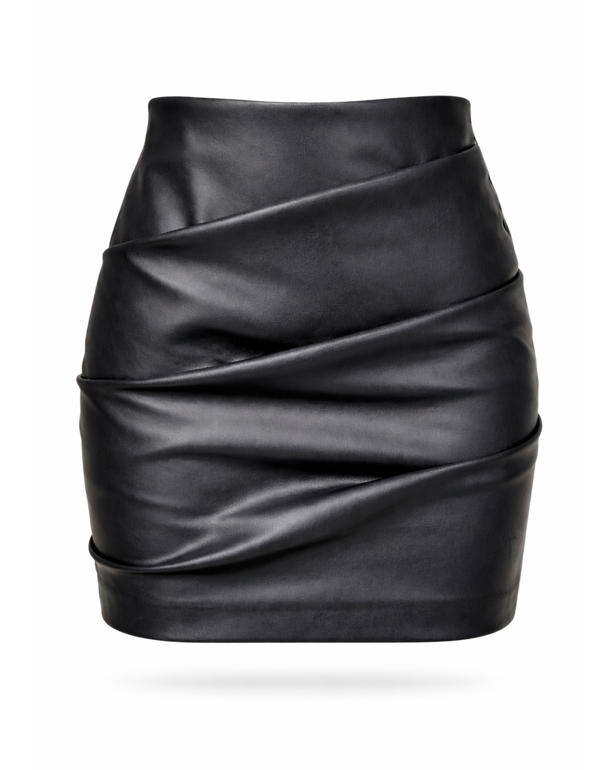 Falda Mini en Polipiel Negra DUHERSH FL14