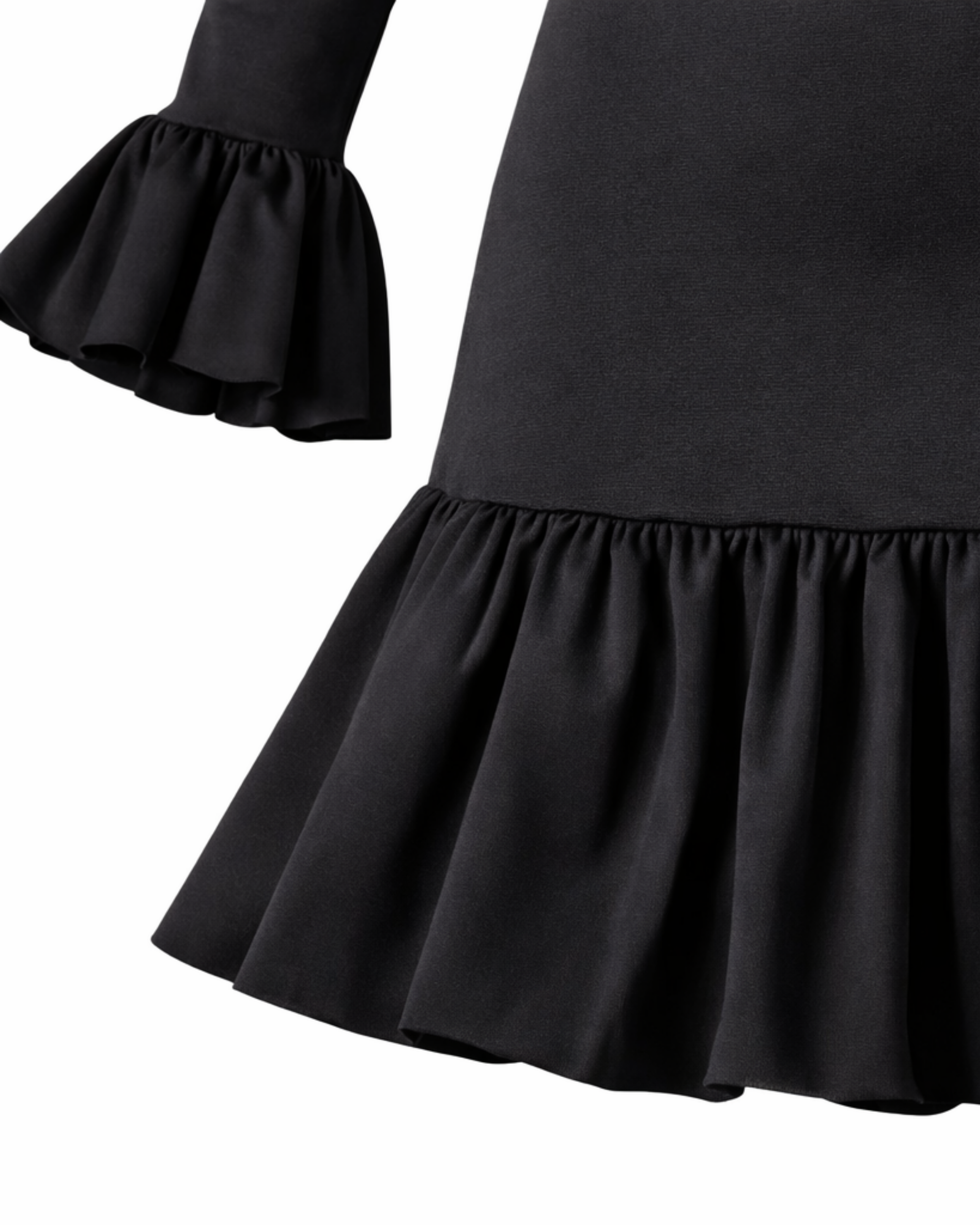 Vestido Mini Negro Boleros VE05