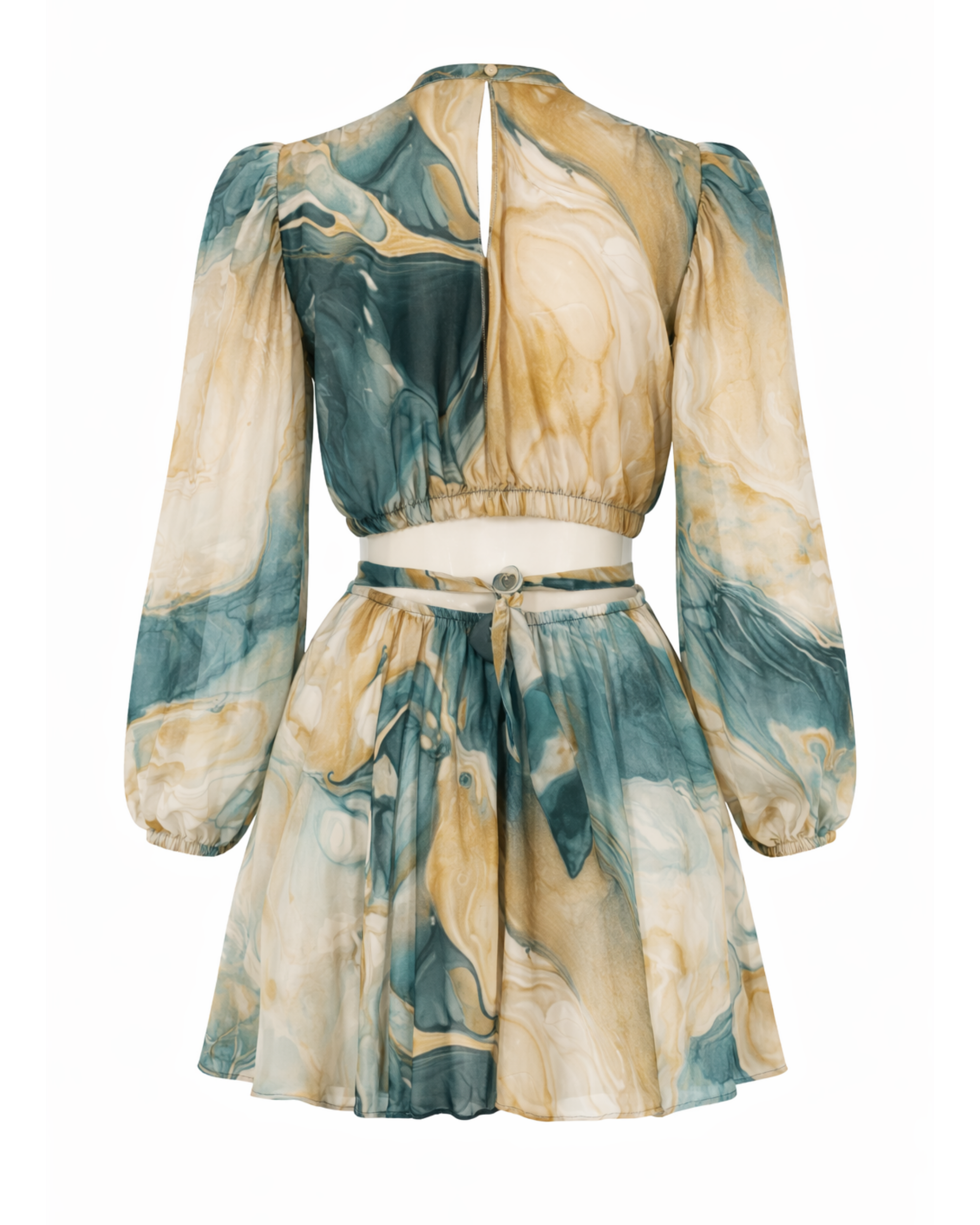 Vestido Corto Craquel